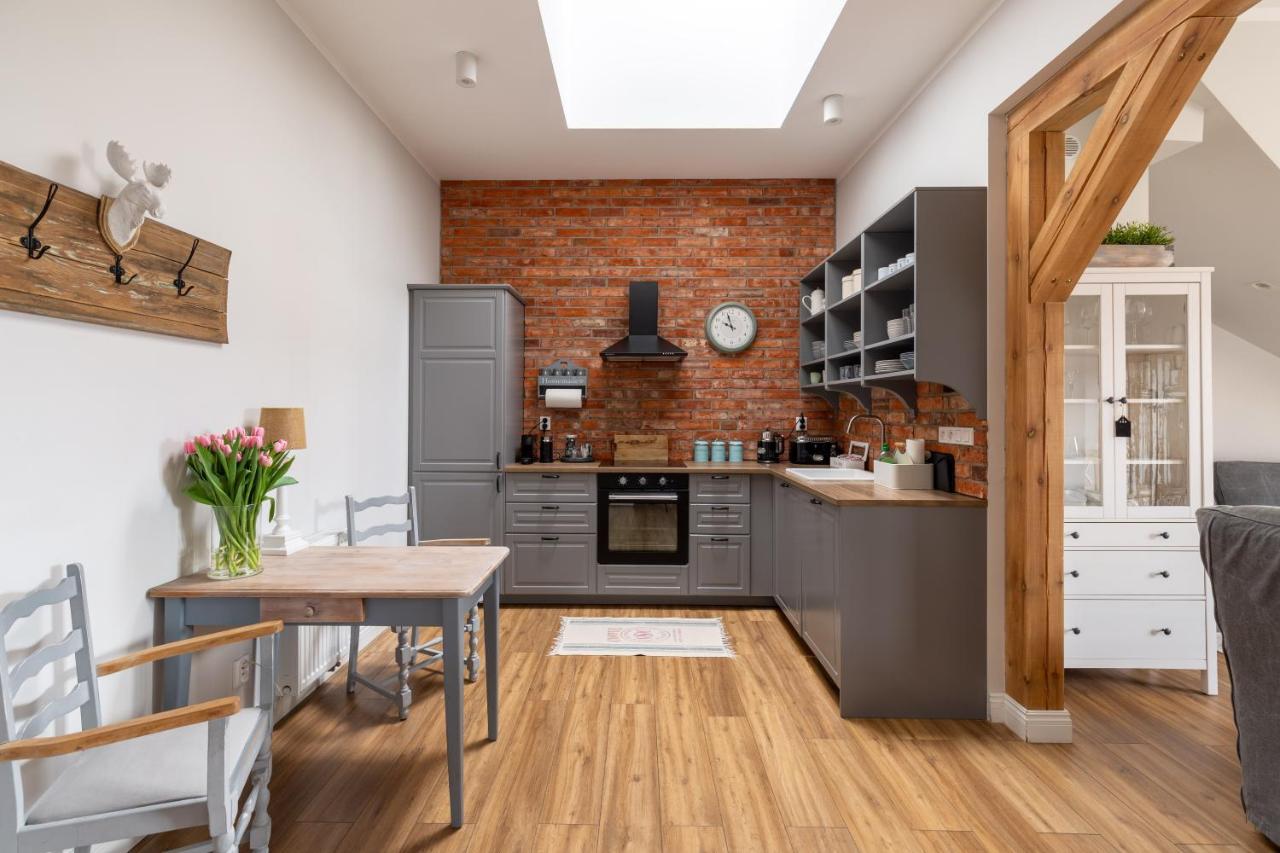 Apartament Wigilijna Premium Starówka Elblag Bagian luar foto